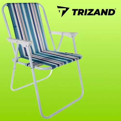 Chaise de jardin Trizand Bergame. bleu 23558