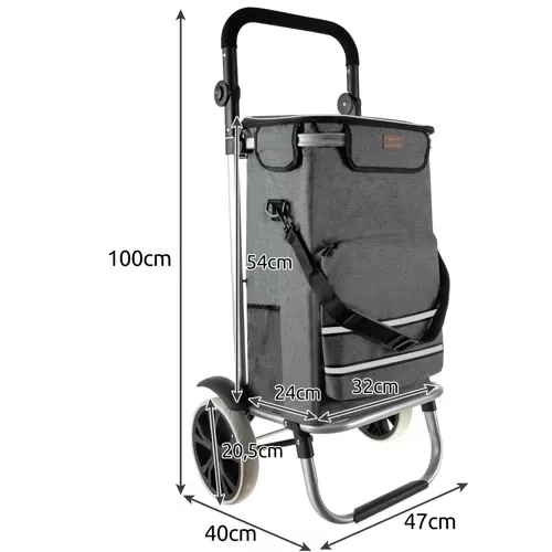 Chariot de transport pliable Malatec