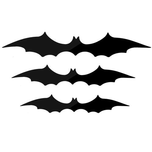 Chauve-souris - set de décoration de 3 pcs. Malatèque 22004