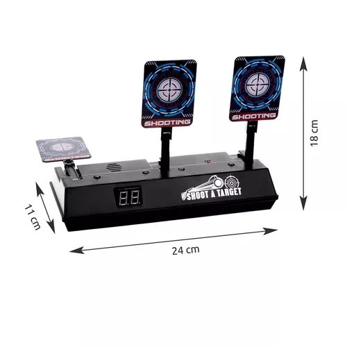 Cible électronique - stand de tir - 3 cibles 22474