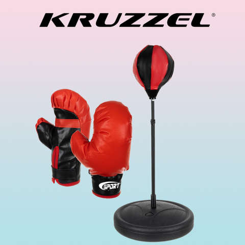 Coffret boxe - poire + gants ZB16953