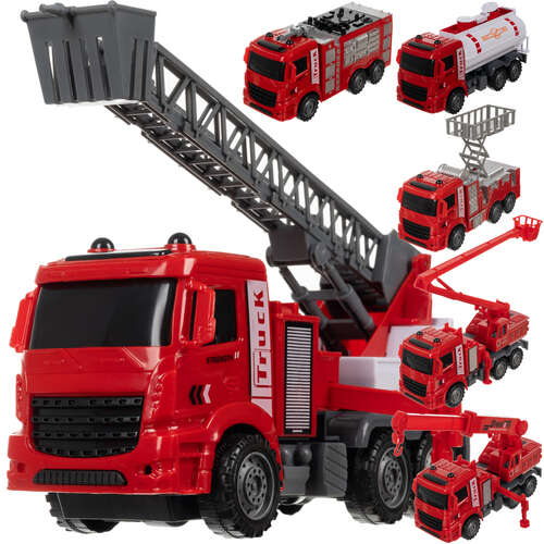 Coffret de voitures - pompiers Kruzzel 24631