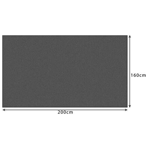 Couverture 1,6x2m - gris Ruhhy 22695