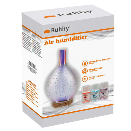 Diffuseur d'arômes - humidificateur 100ml Ruhhy 22356