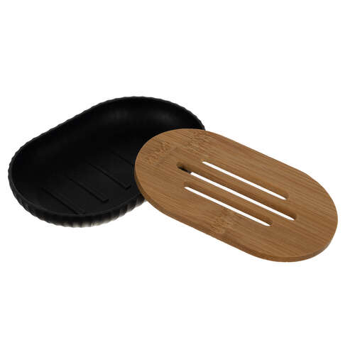 Ensemble d&#39;accessoires de salle de bain - noir Ruhhy24636