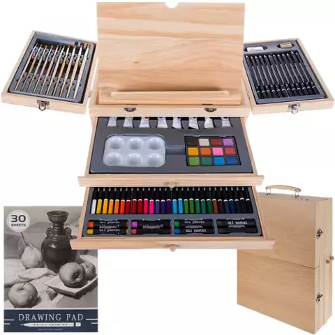 Ensemble de peinture dans une valise 83 pcs. Maaleo 19179