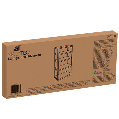 Etagère d&#39;entrepôt 180x90x40 Malatec 23768