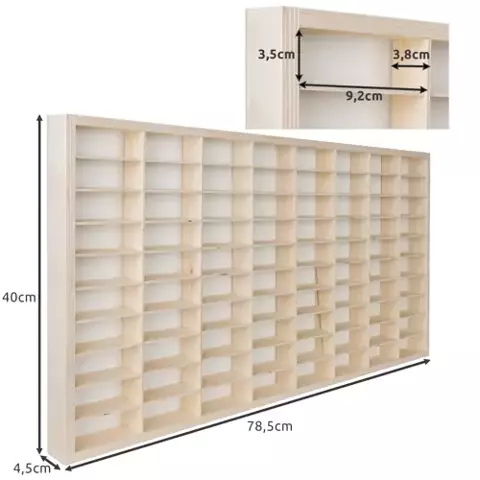 Etagère en bois pour voitures/voitures à ressorts KRUZZEL 20233