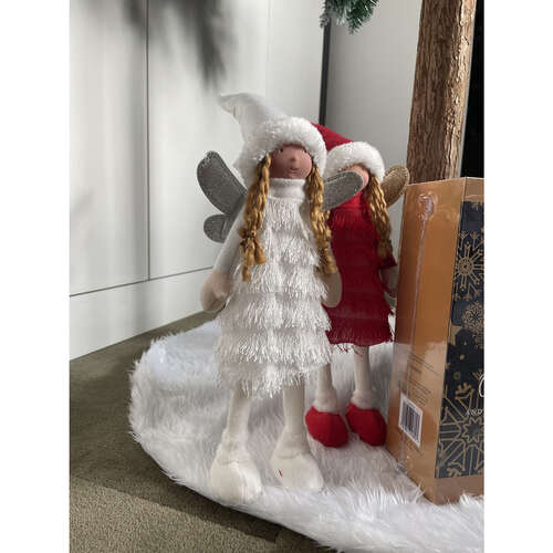 Fée - figurine de Noël blanche Ruhhy 22342