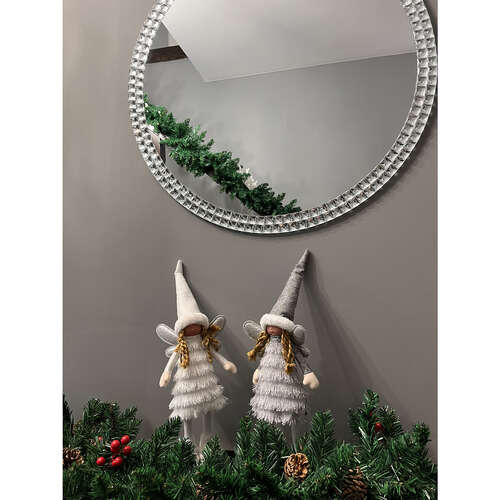 Fée - figurine de Noël blanche Ruhhy 22342