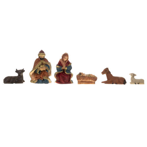 Figurines de Noël pour la crèche - lot de 10 pièces. Ruhhy 