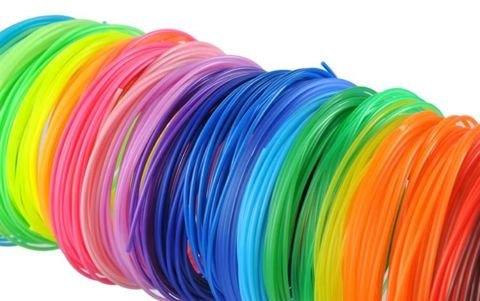 Filaments PLA 3D - lot de 30 pcs x 5 m