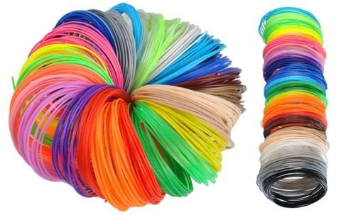 Filaments PLA 3D - set 30pcs x 5m