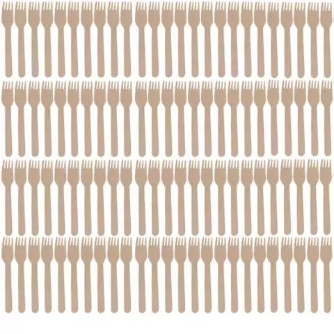 Fourchettes en bois - 100 pcs. Ruhy 20697