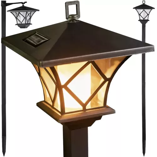 Gardlov 23548 lampe de jardin solaire - lanterne