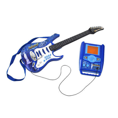 Guitare électrique + microphone + amplificateur sky 22409