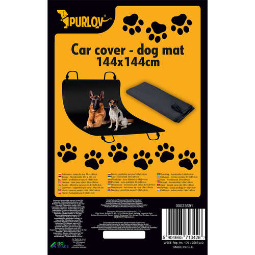 Housse - tapis pour chien 144x144cm Purlov 23691