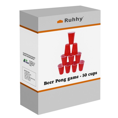 Jeu de Beer Pong - 50 tasses Ruhhy 21232