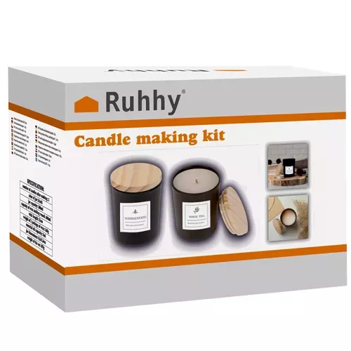 Kit de fabrication de bougies DIY - 2 pcs. Ruhy 19781