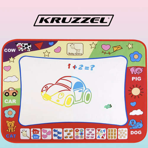 Kruzzel 22240 tapis de dessin à l'eau