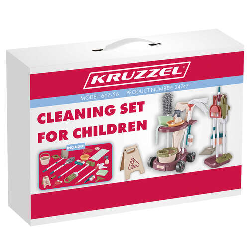 Kruzzel 24747 kit de nettoyage pour enfants