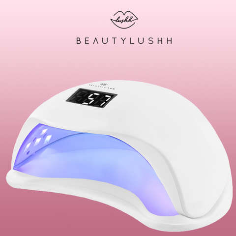 Lampe UV 24 LED 48W + clips Beautylushh