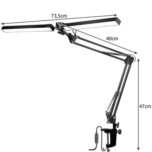 Lampe de bureau à dessin Izoxis 23080