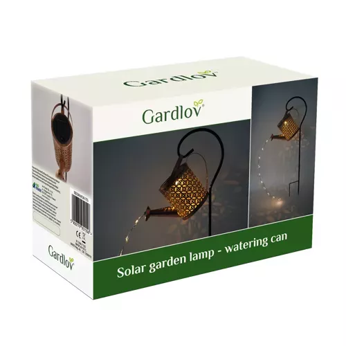 Lampe de jardin solaire - Arrosoir Gardlov 23846