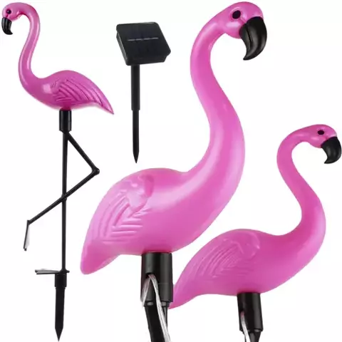 Lampe de jardin solaire - flamant rose Gardlov 21151