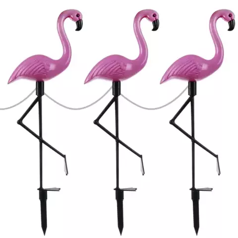 Lampe de jardin solaire - flamant rose Gardlov 21151