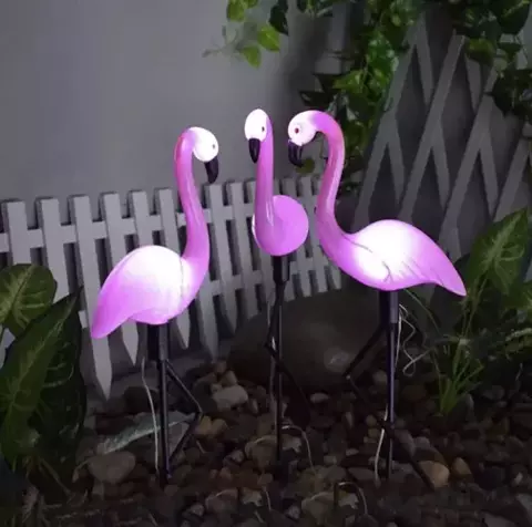 Lampe de jardin solaire - flamant rose Gardlov 21151