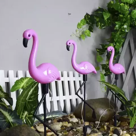 Lampe de jardin solaire - flamant rose Gardlov 21151