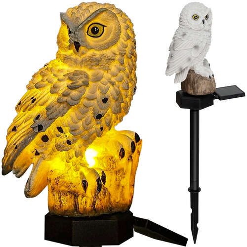 Lampe de jardin solaire - hibou Gardlov 23847