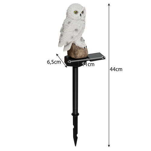 Lampe de jardin solaire - hibou Gardlov 23847