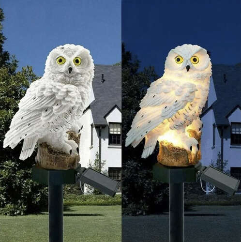 Lampe de jardin solaire - hibou Gardlov 23847