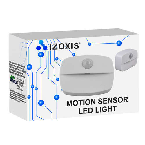 Lampe de nuit LED Izoxis 22090 avec détecteur de mouvement