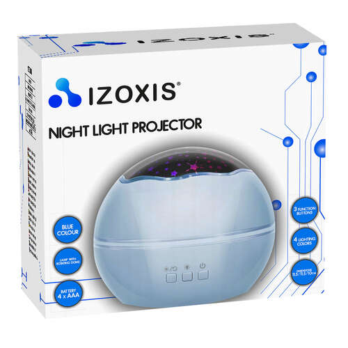 Lampe de nuit avec projecteur - bleu LP16858