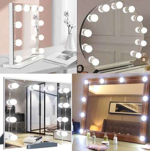 Lampes LED pour miroir/coiffeuse - 10 pcs.