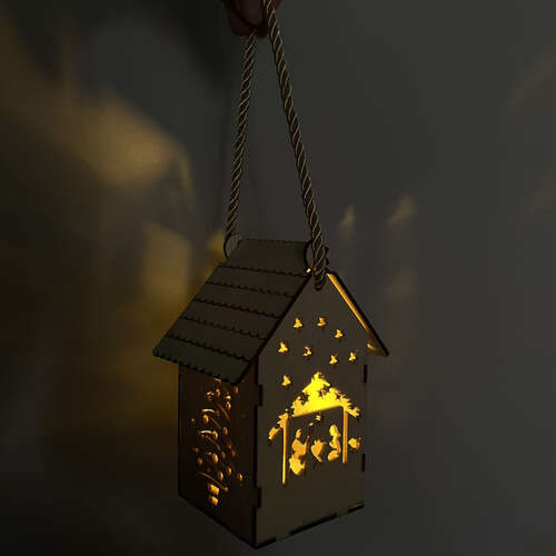 Lanterne de l'Avent LED Ruhhy 22163