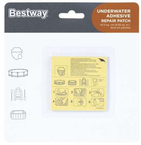 Lot de pièces de réparation pour piscine - BESTWAY 62091