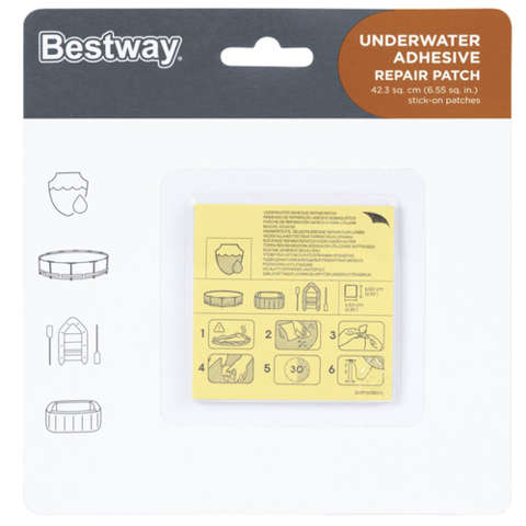 Lot de pièces de réparation pour piscine - BESTWAY 62091