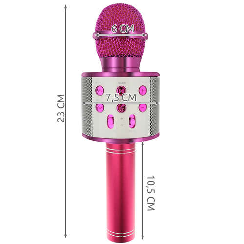 Microphone karaoké - rose Izoxis 22191