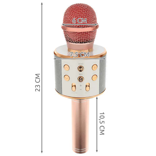 Microphone karaoké - rose clair Izoxis 22190