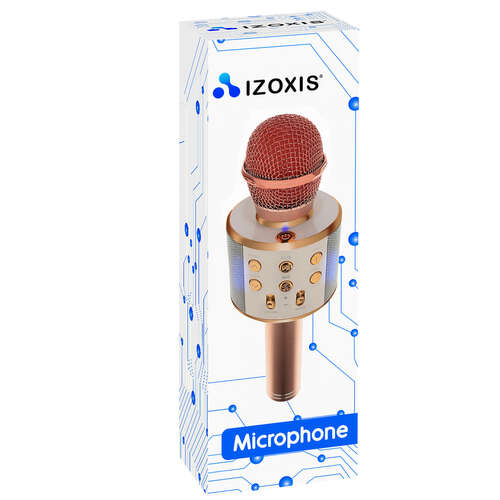 Microphone karaoké - rose clair Izoxis 22190