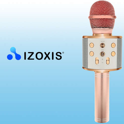 Microphone karaoké - rose clair Izoxis 22190