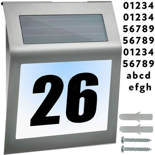 Numéro de maison solaire Izoxis 24357