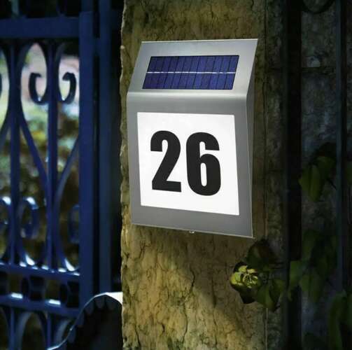 Numéro de maison solaire Izoxis 24357