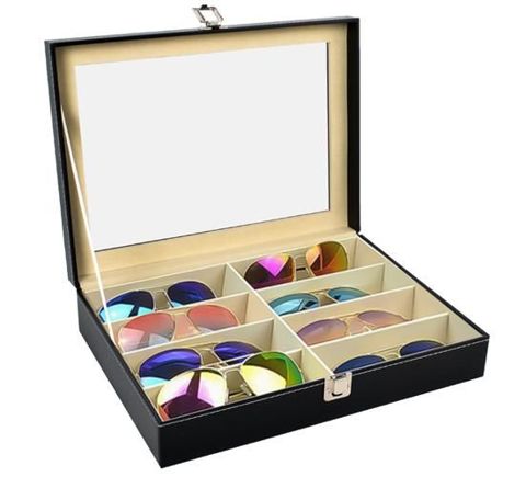 Organisateur de lunettes avec 8 compartiments