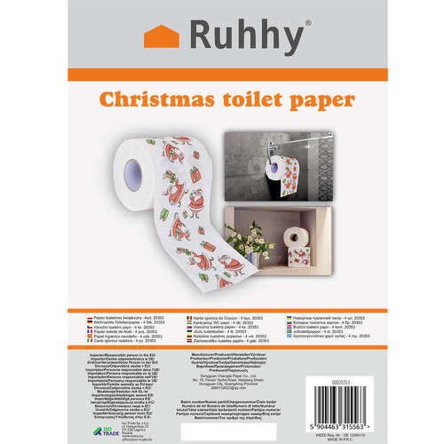 Papier toilette de Noël - 4 pcs. 20353