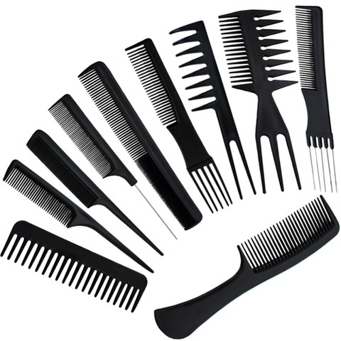 Peignes de coiffure - lot de 10 pcs